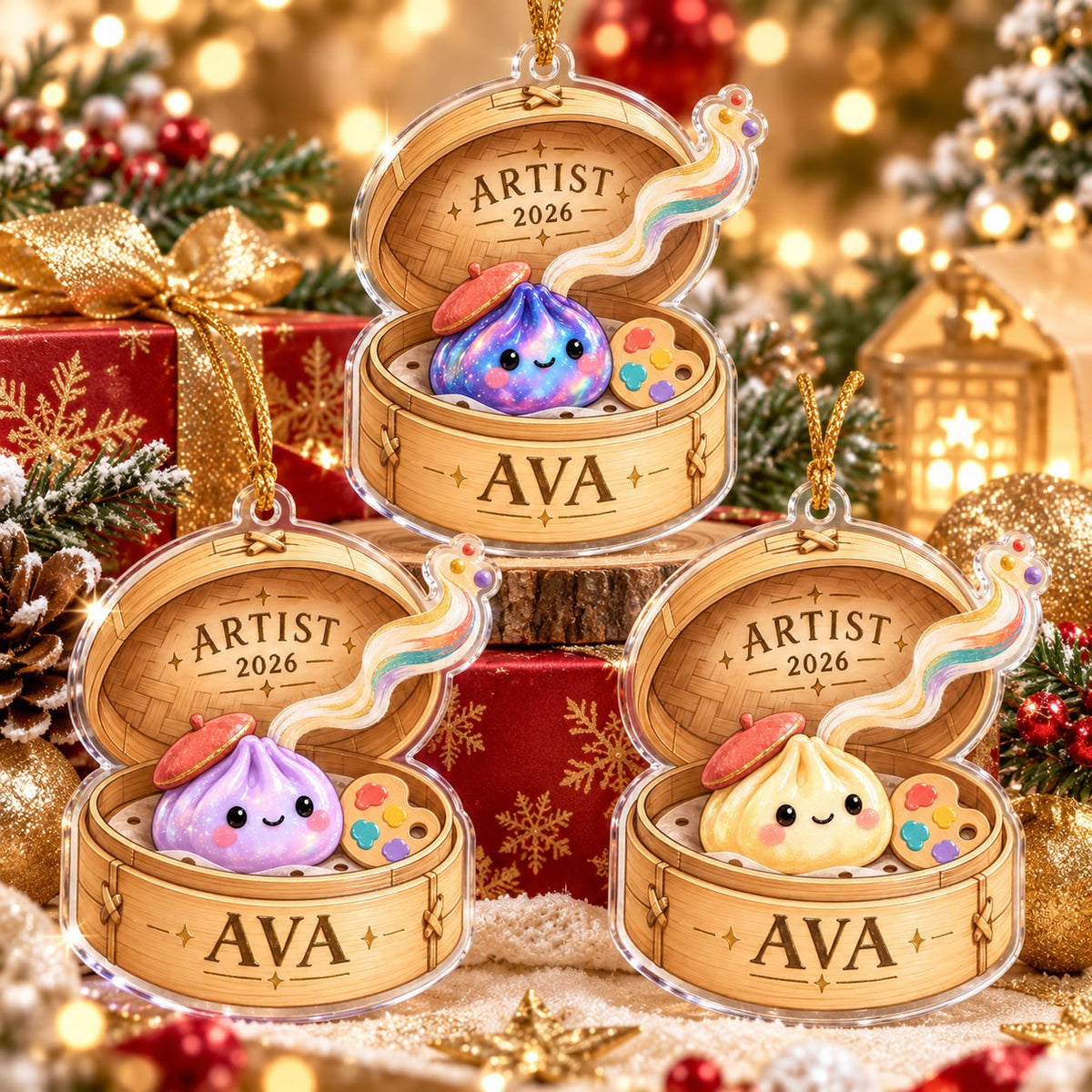 ornament 2026 3d